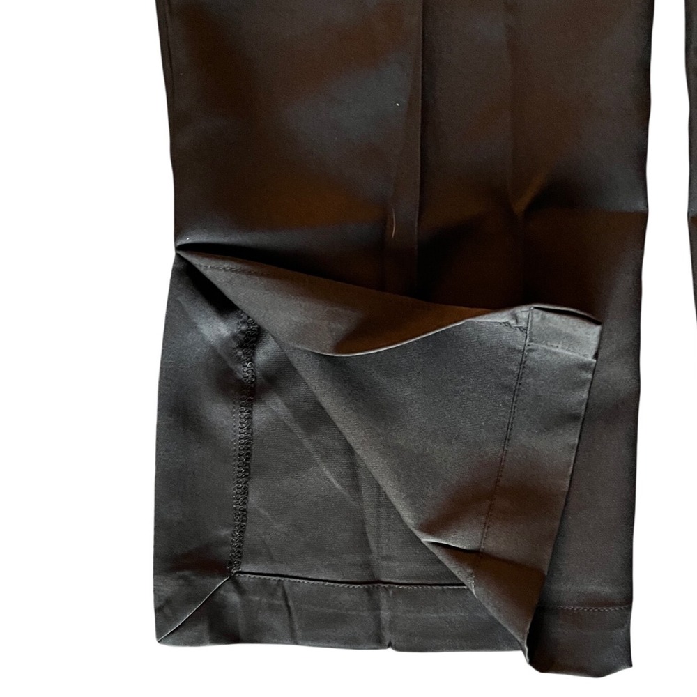 Commense Wide Leg Trousers High‎ Waist Dress Pants Black Career Slit Hem M - Picture 6 of 7